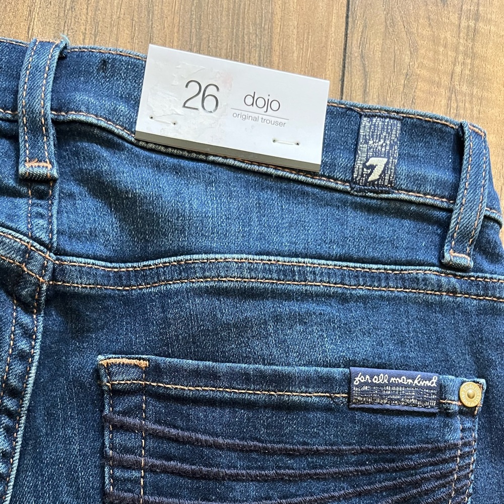 7 FOR ALL MANKIND DOJO Original Trouser Jeans 26 Wash XRT- SEE DESCRIPTION - Picture 10 of 15